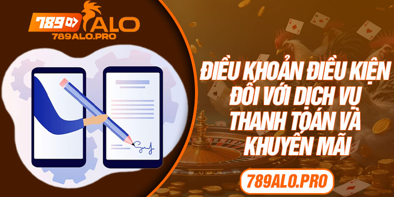 Điều khoản điều kiện đối với dịch vụ thanh toán và khuyến mãi